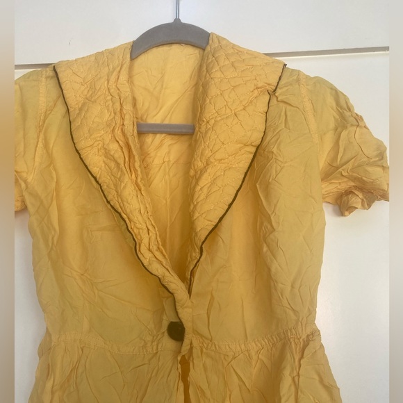 ✨Vintage 50s✨ Miss America‎ Yellow Pajama Top - Picture 5 of 7